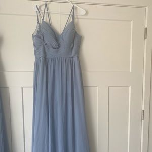 Azazie Blake A12 Dusty Blue